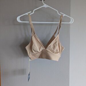 NWT Harper Wilde Bliss Triangle Bralette, Beige, Size Medium